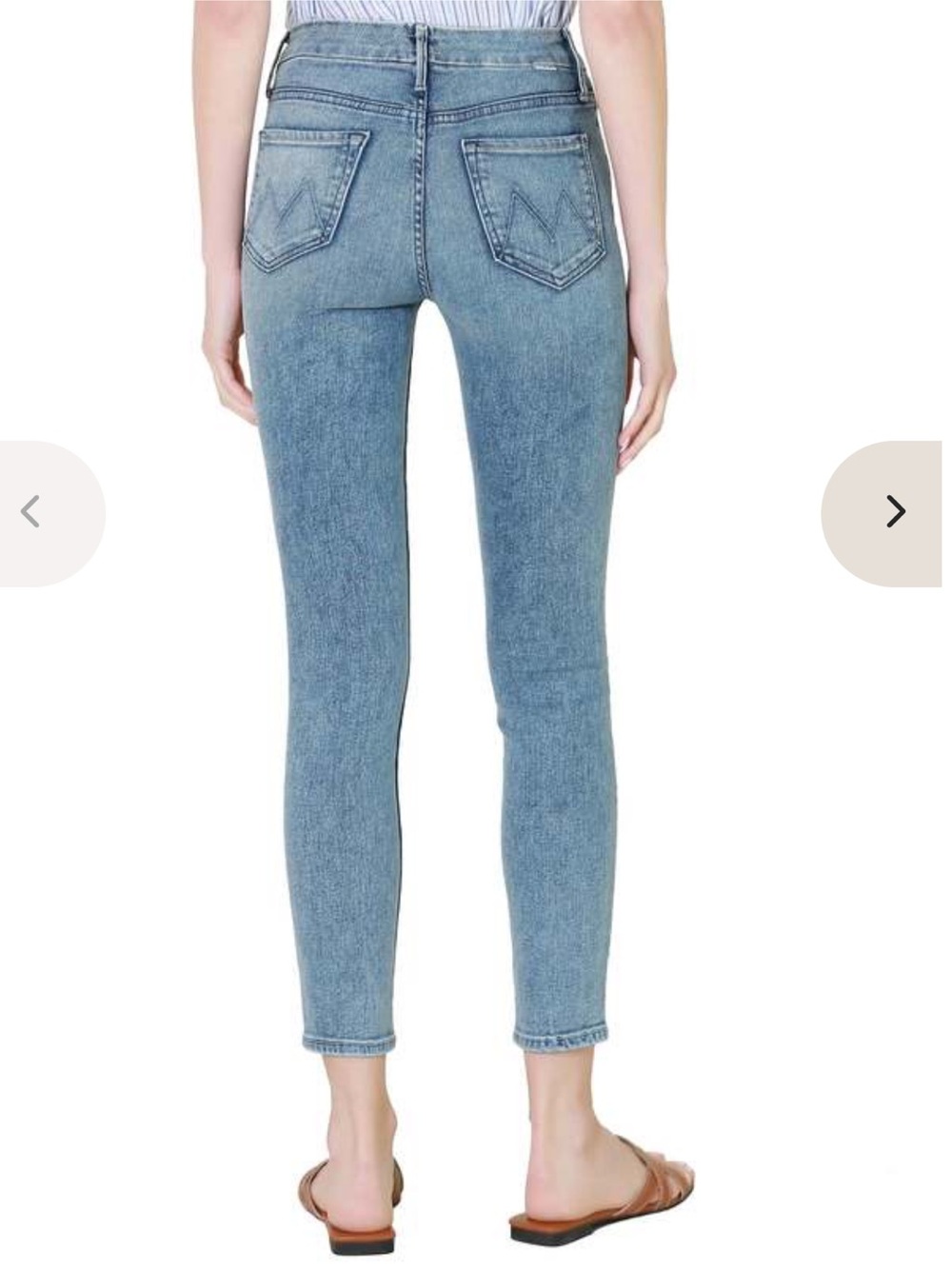 Mother Denim The Looker Ankle Jeans in Twice Shy Size 26 - Picture 2 of 13